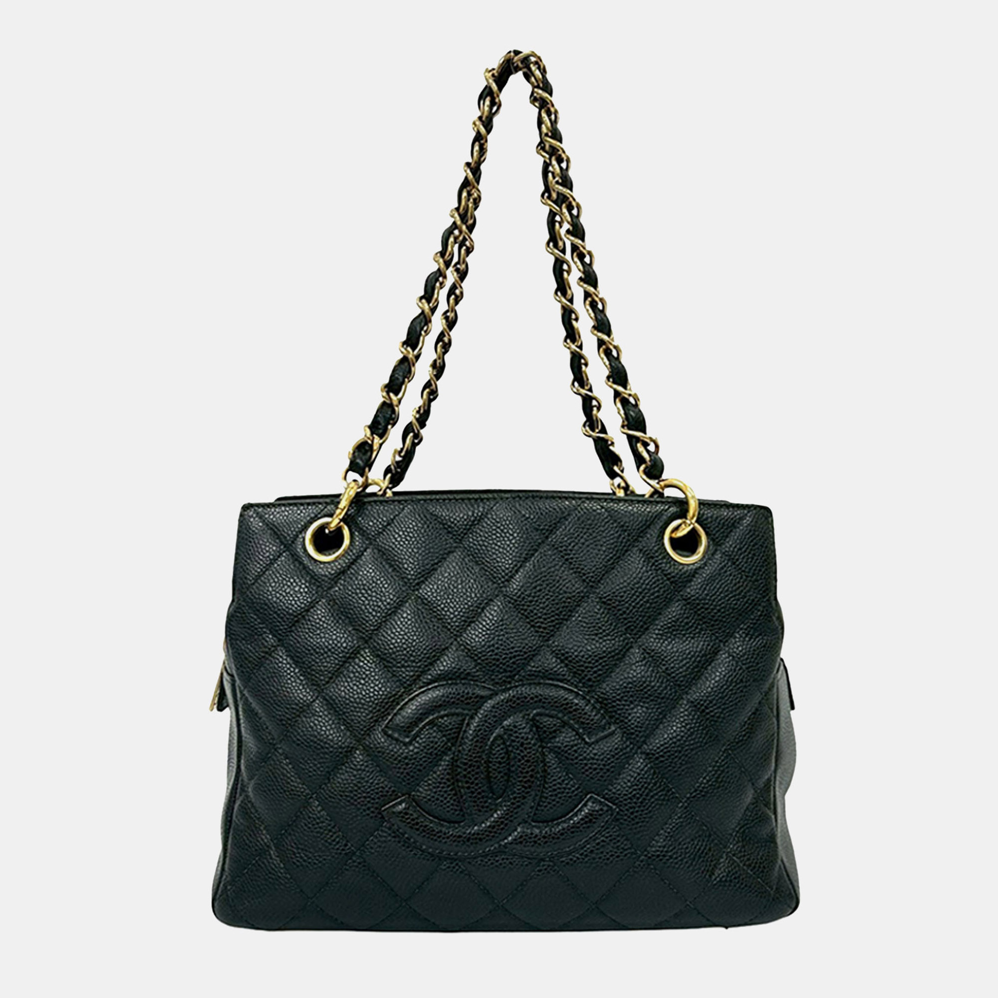

Chanel Black Petite Caviar Timeless Tote