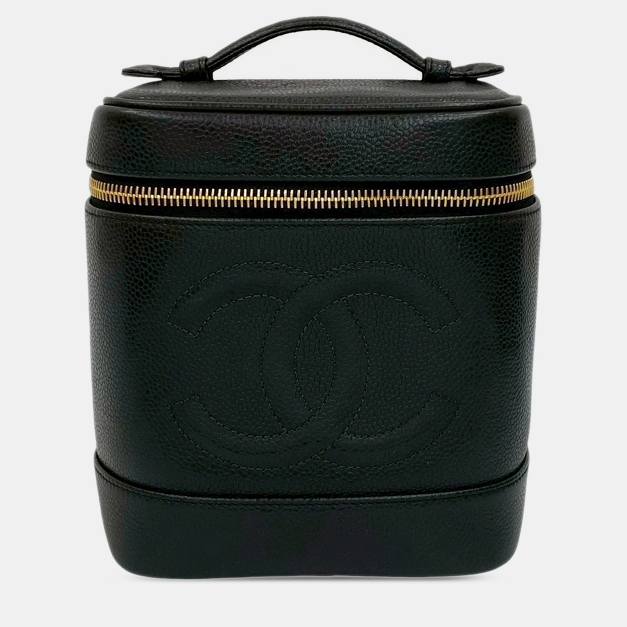 

Chanel Black CC Caviar Vanity Case