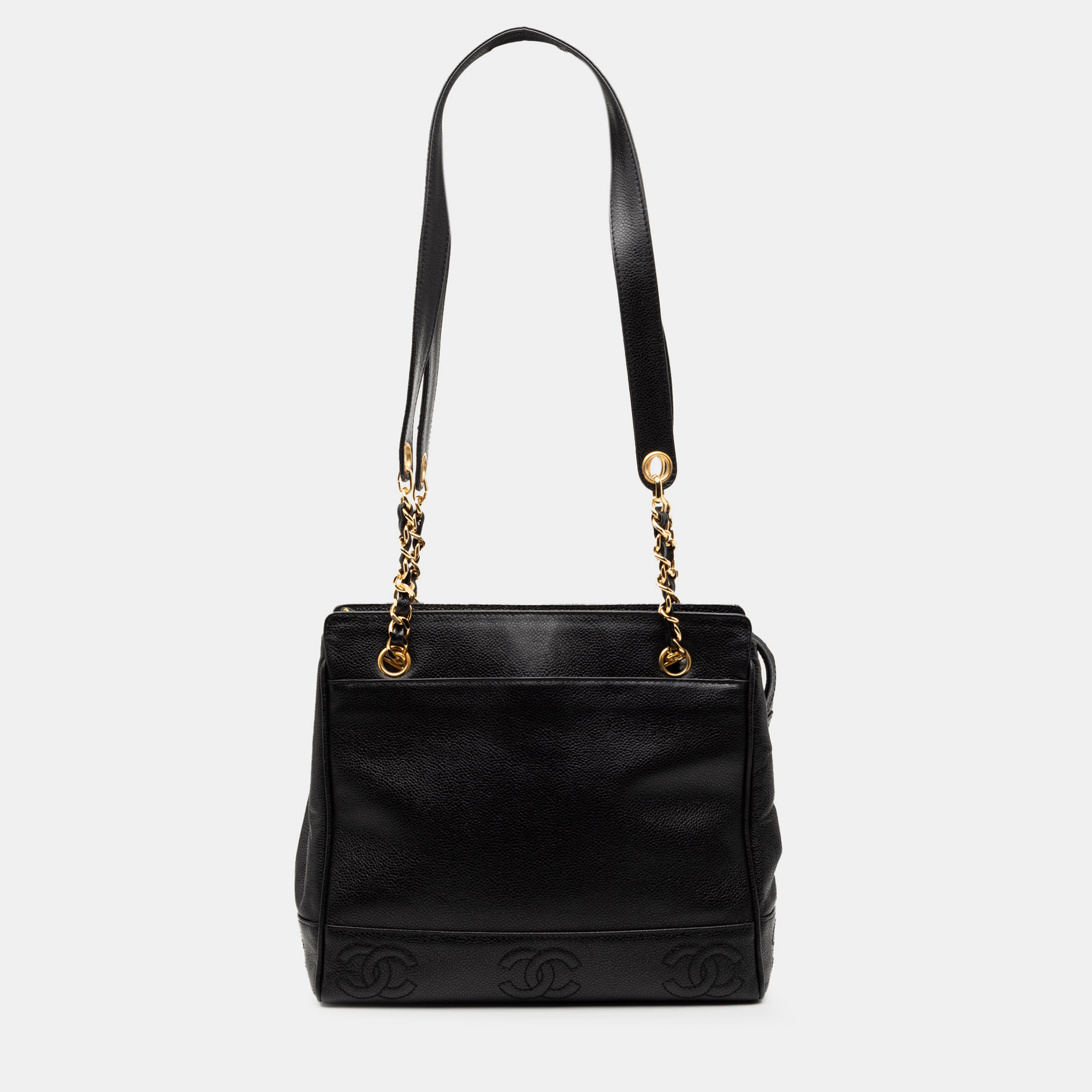 

Chanel Black Triple CC Caviar Shoulder Bag