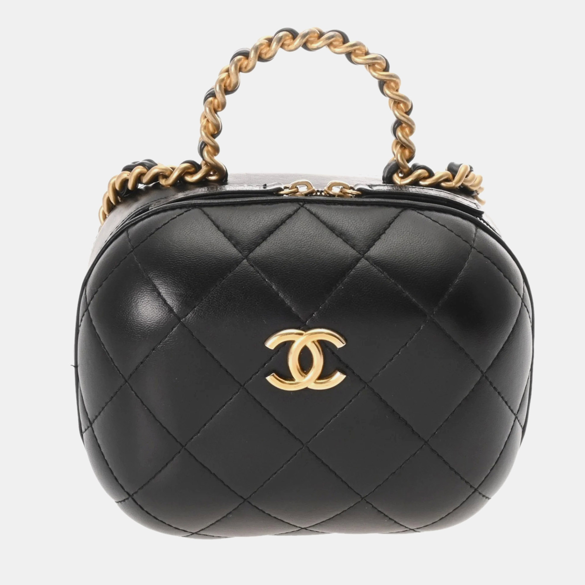 

Chanel Chanel Matelasse Small Vanity Black Lambskin Shoulder Bag