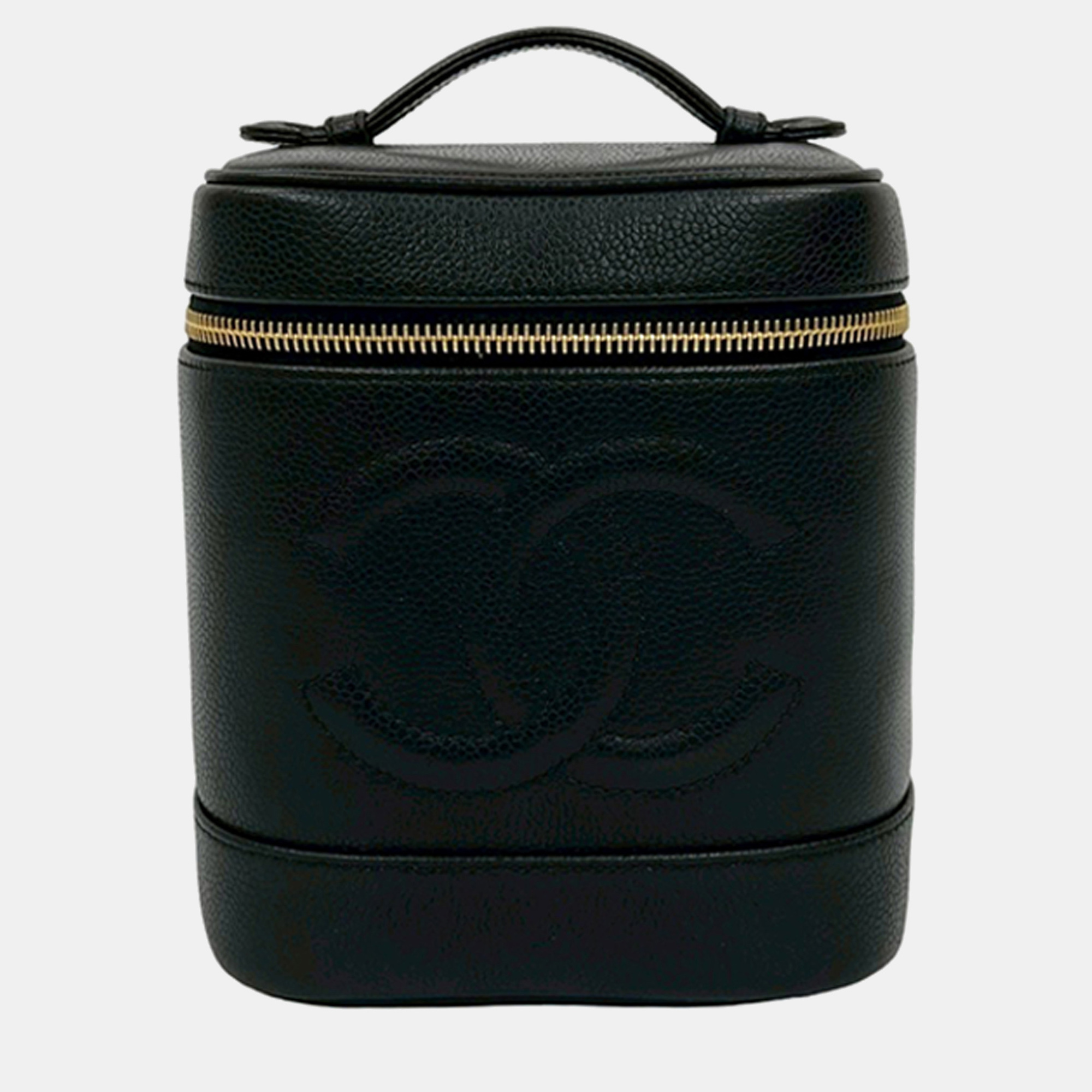 

Chanel Black CC Caviar Vanity Case