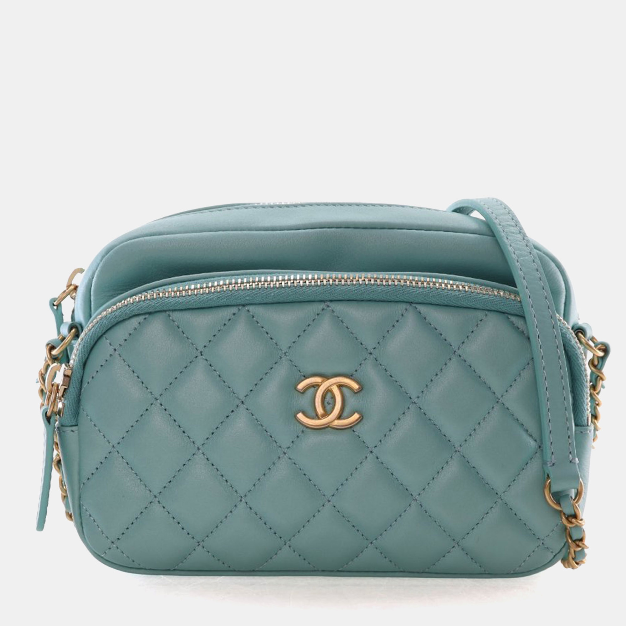 

Chanel Small Calfskin Trips Camera Bag, Blue
