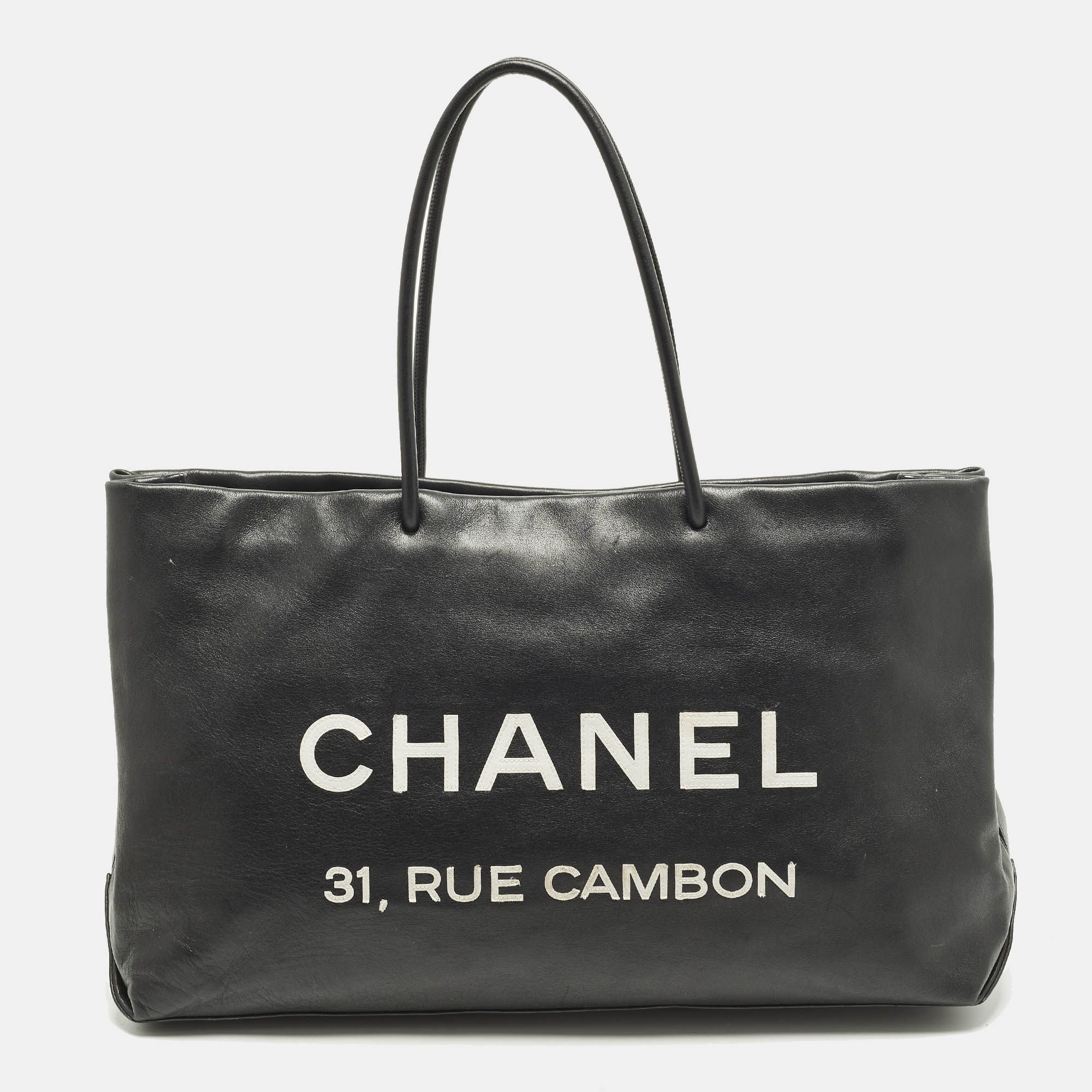 

Chanel 31 Rue Cambon Black Leather Tote