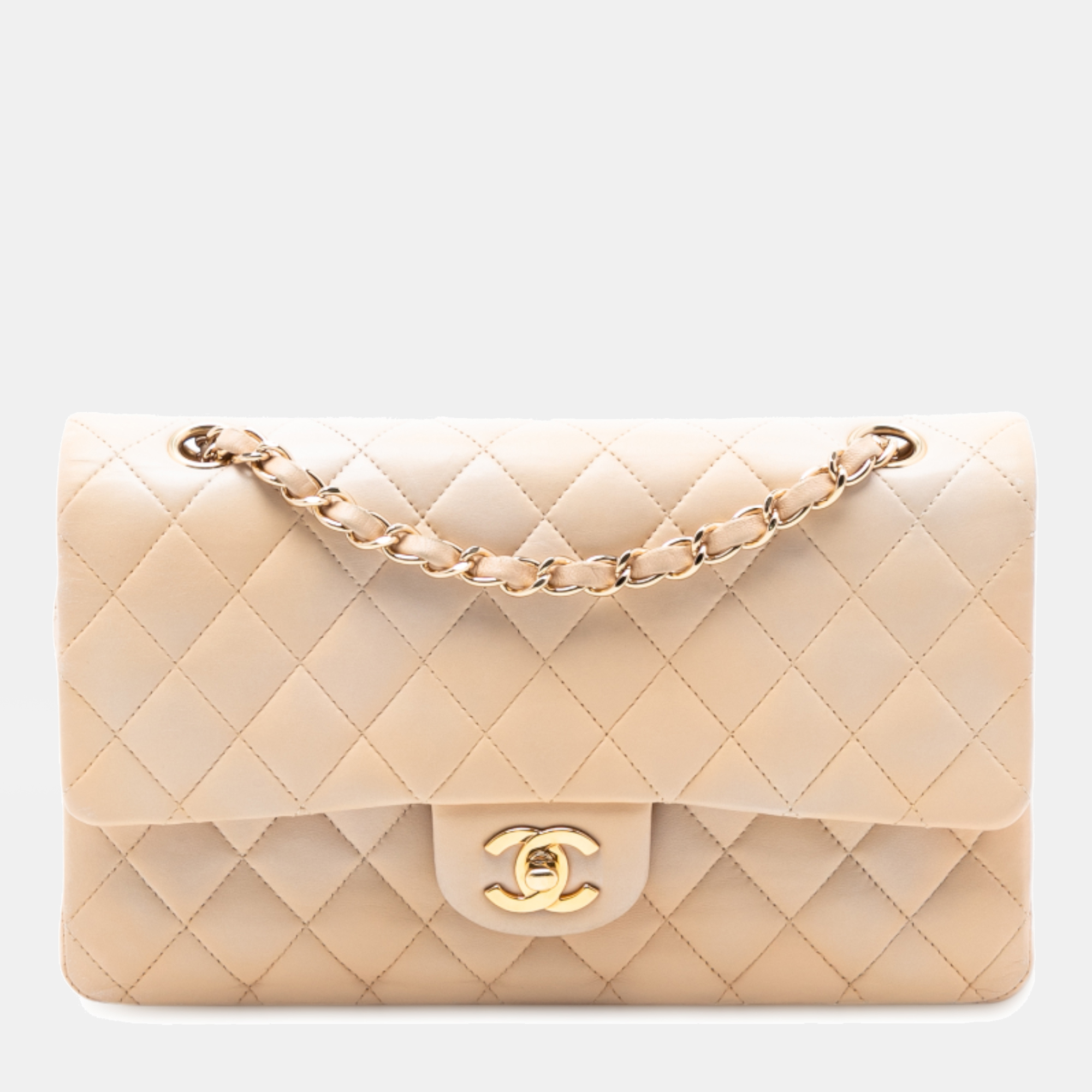 

Chanel Brown Medium Classic Lambskin Double Flap