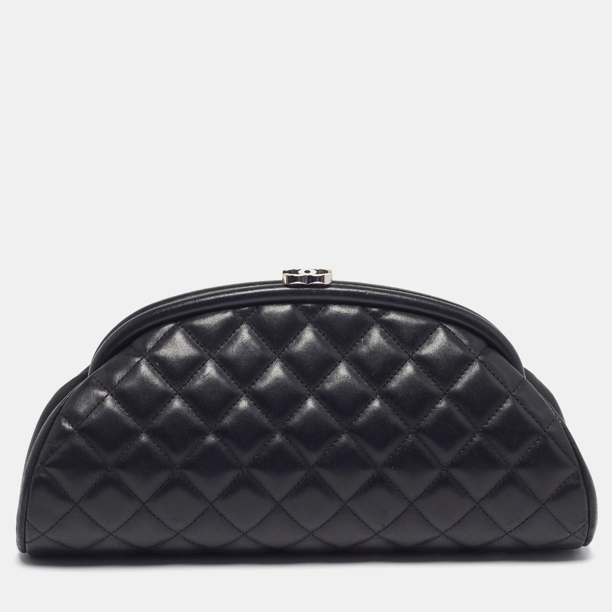 

Chanel Timeless Black Quilted Leather Clutch