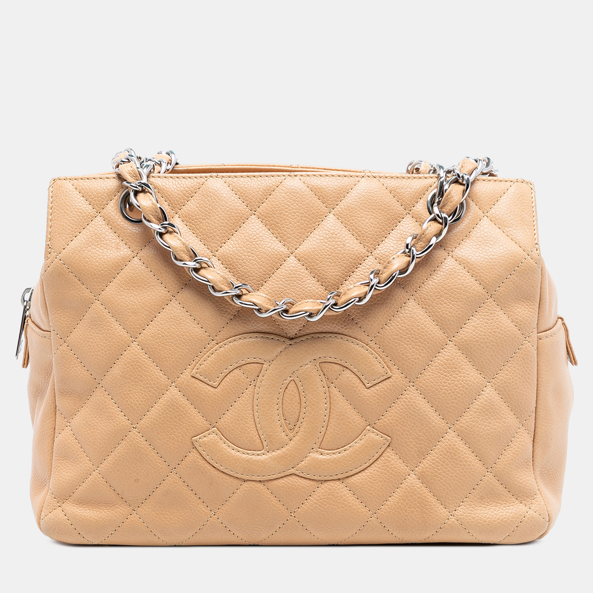 

Chanel Brown Petite Caviar Timeless Tote