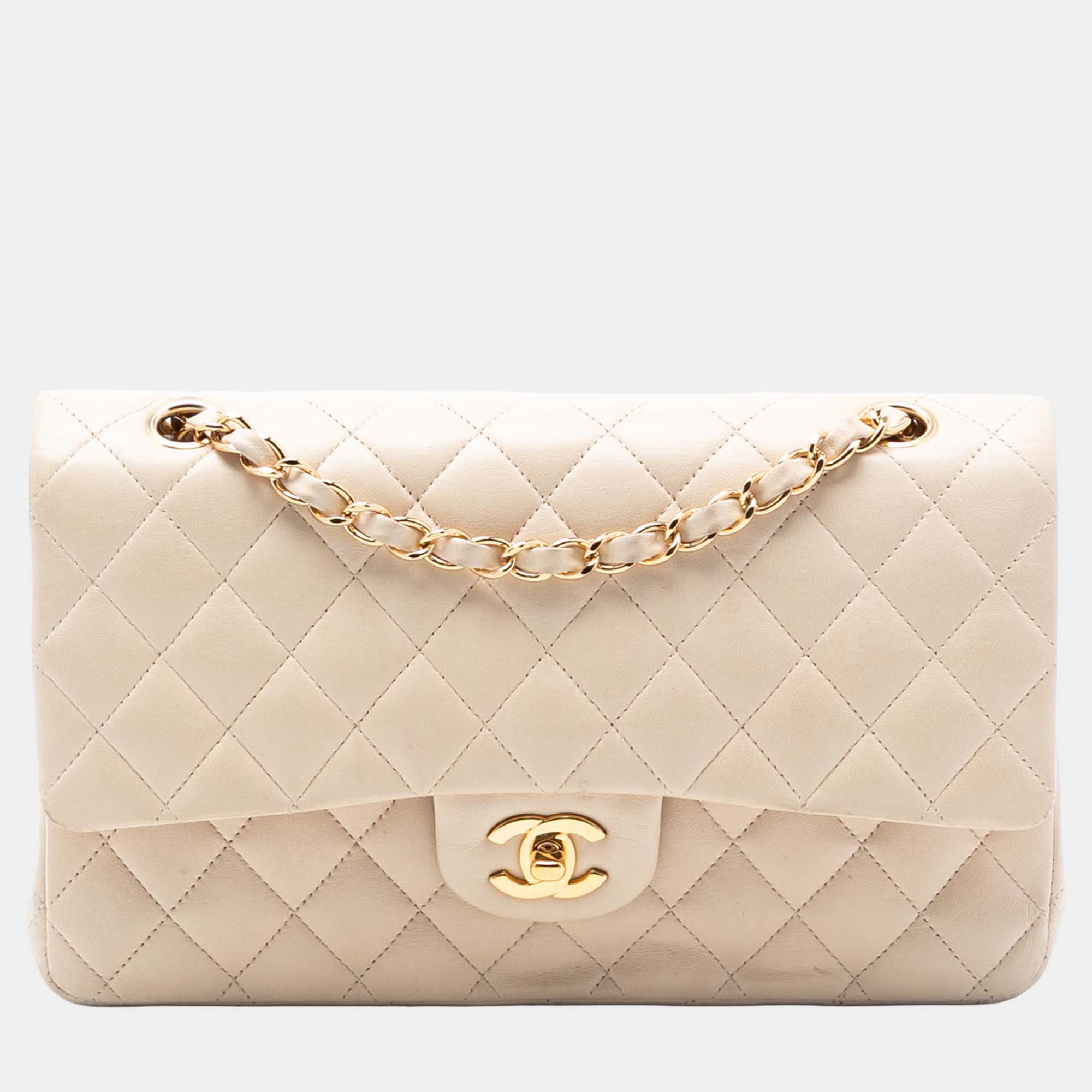 

Chanel Brown Medium Classic Lambskin Double Flap