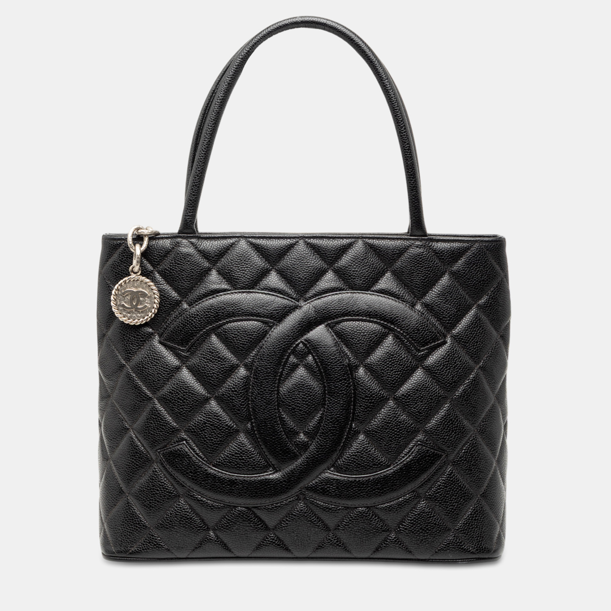 

Chanel Black Caviar Medallion Tote