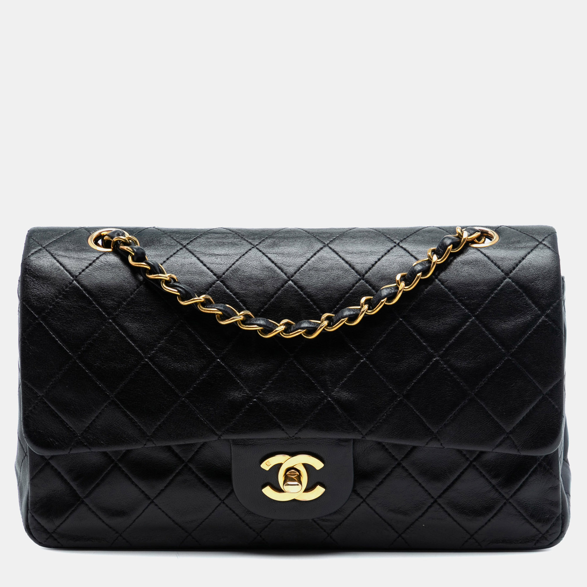 

Chanel Black Medium Classic Lambskin Double Flap