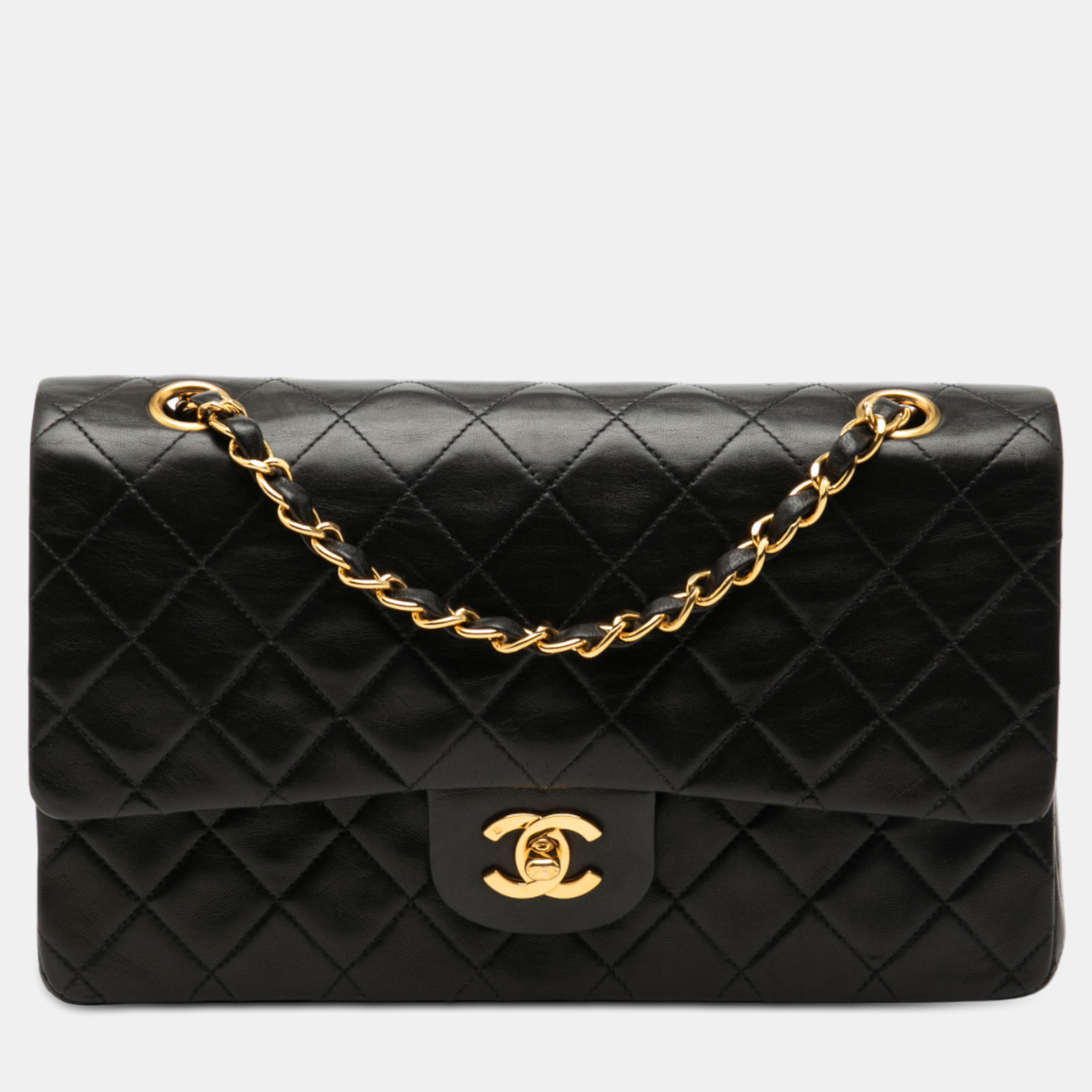 

Chanel Black Medium Classic Lambskin Double Flap
