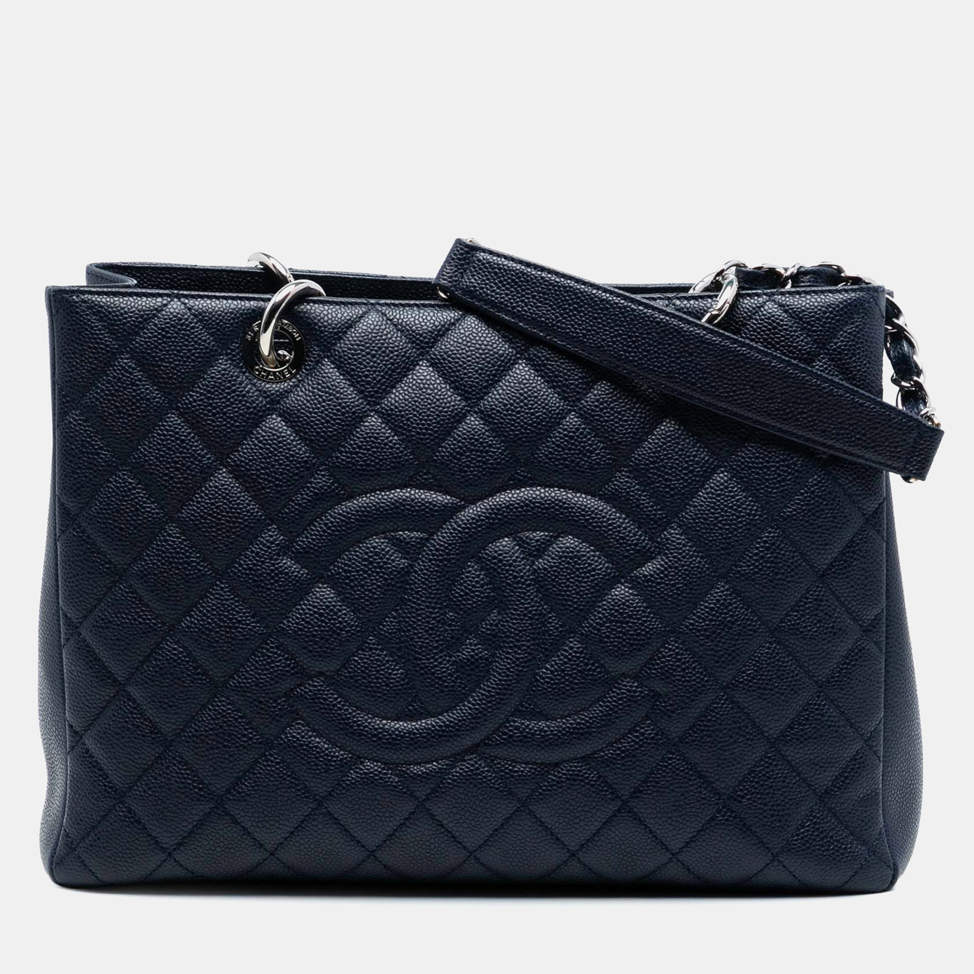 

Chanel Blue Caviar Grand Shopping Tote