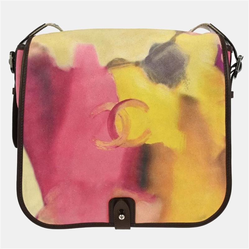 

Chanel Multicolor Suede Flower Power Messenger Bag