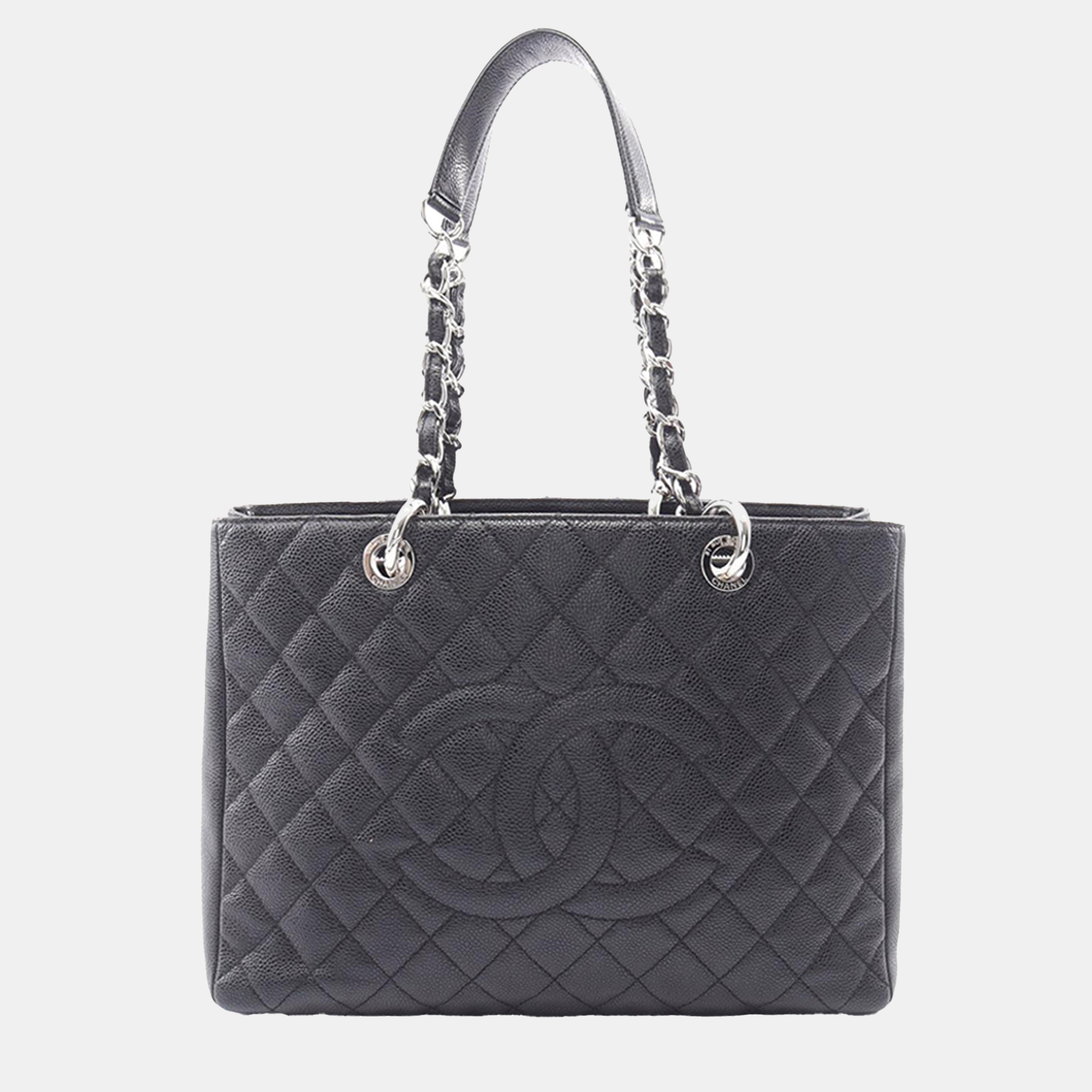 

Chanel Black Caviar Grand Shopping Tote
