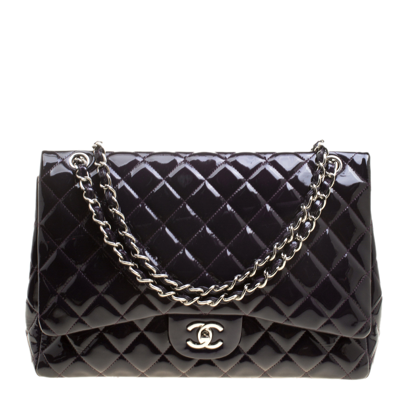 chanel patent maxi
