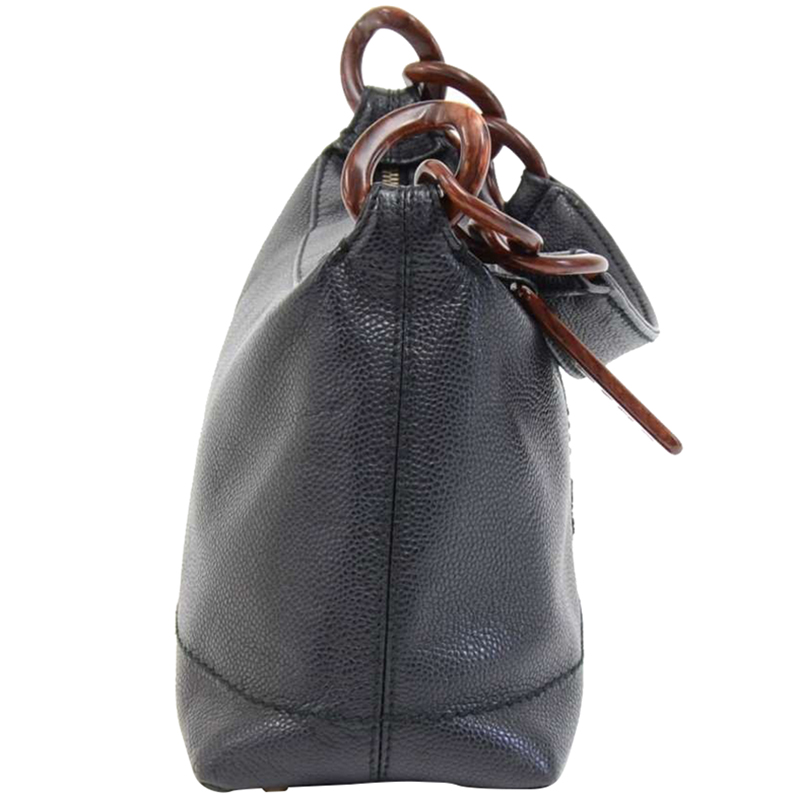

Chanel Black Caviar CC Shoulder Bag