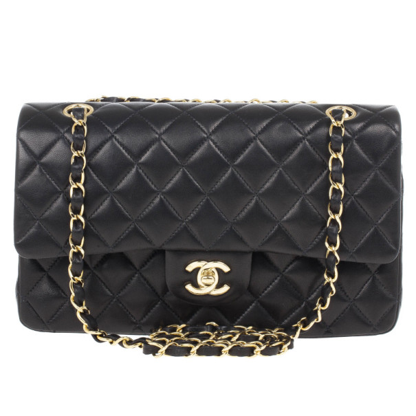 مملوكة مسبقًا Chanel Small Lambskin Classic Shoulder Bag