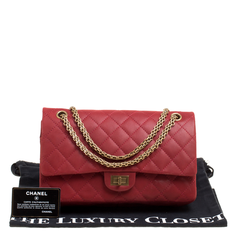 Chanel Red Quilted Leather Reissue 2.55 Classic 226 Flap Bag Chanel | TLC