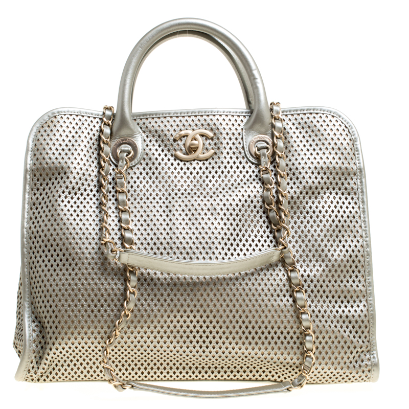 CHANEL 2012/2013 Perforated French Riviera Bag