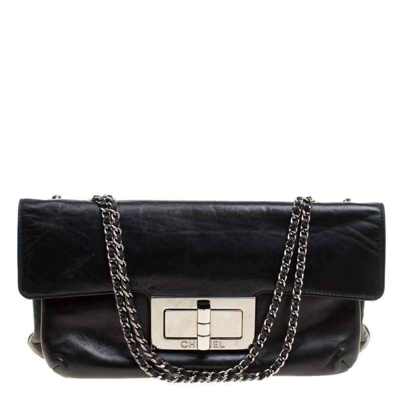Chanel Black Leather Giant Reissue Flap Shoulder Bag Chanel | TLC