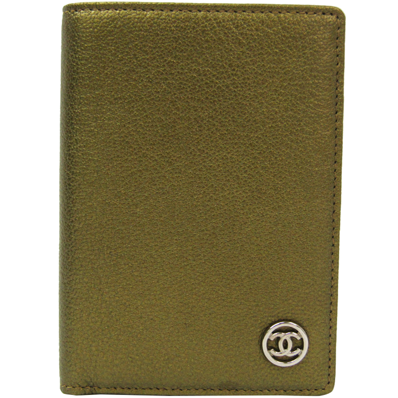 مملوكة مسبقًا Chanel Bronze Leather Bifold Wallet