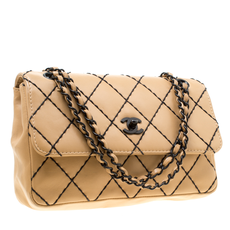 CHANEL Wild Stitch Surpique Pochette