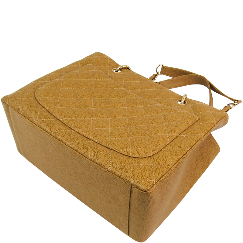 

Chanel Beige Quilted Leather Grand Shopping Tote