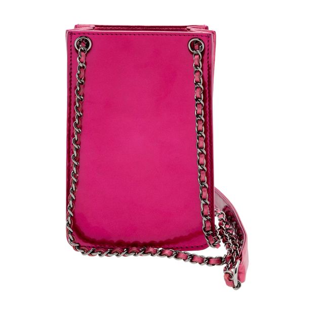 

Chanel Pink Patent Leather Crossbody Bag