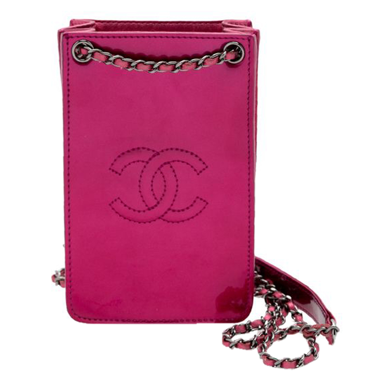 Pre-owned Chanel Pink Patent Leather Crossbody Bag | ModeSens