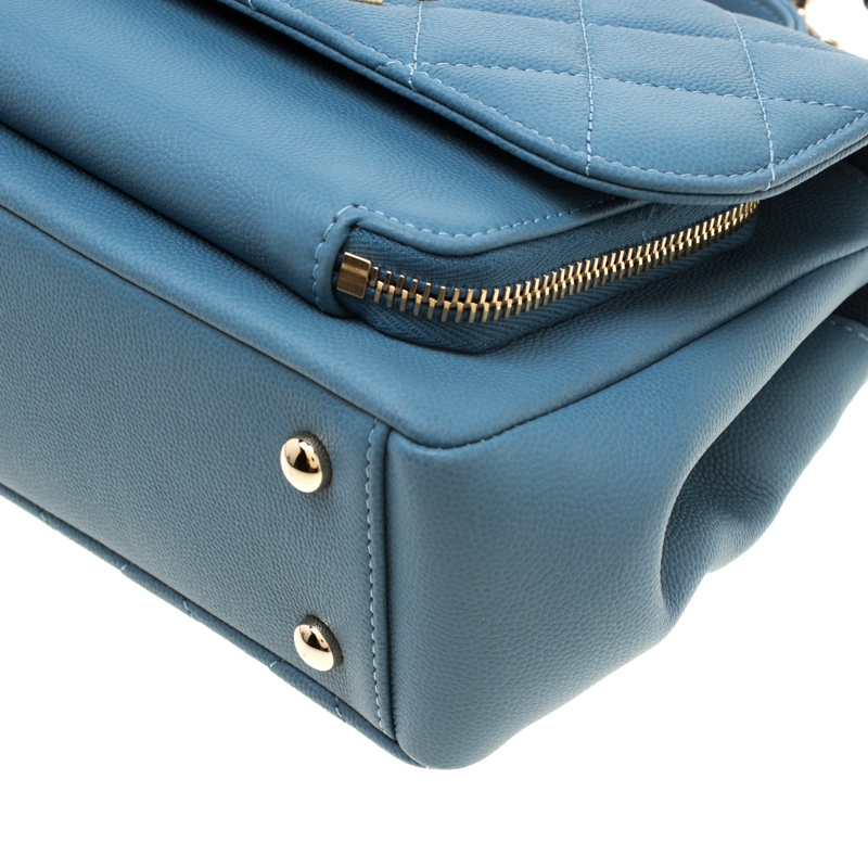 tas sling-bag Chanel Affinity Blue Caviar LGHW #26 Sling Bag