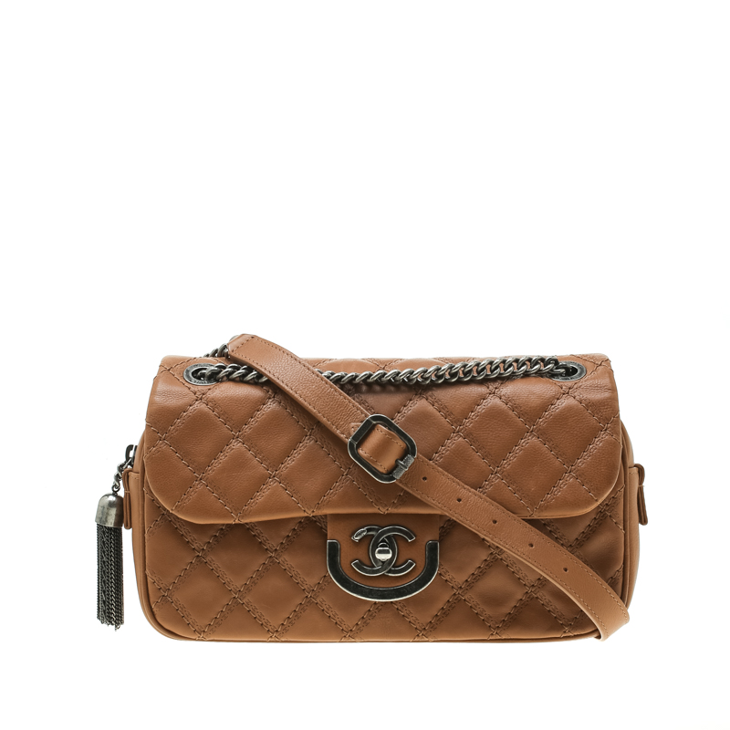 Chanel Brown Quilted Leather Medium Coco Sporran Shoulder Bag Chanel | TLC