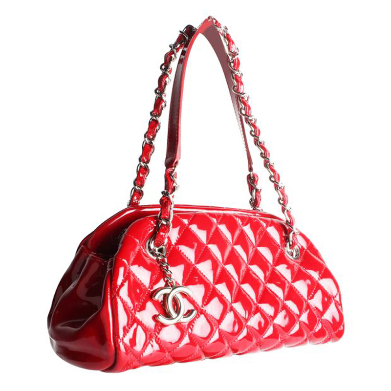 

Chanel Red Leather Mademoiselle Bag