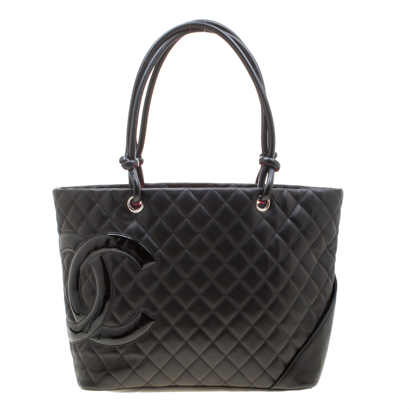 Chanel Black Quilted Leather Large Ligne Cambon Tote Chanel | The ...