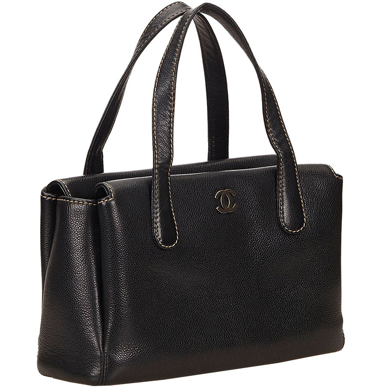 

Chanel Black Caviar Leather Shoulder Bag