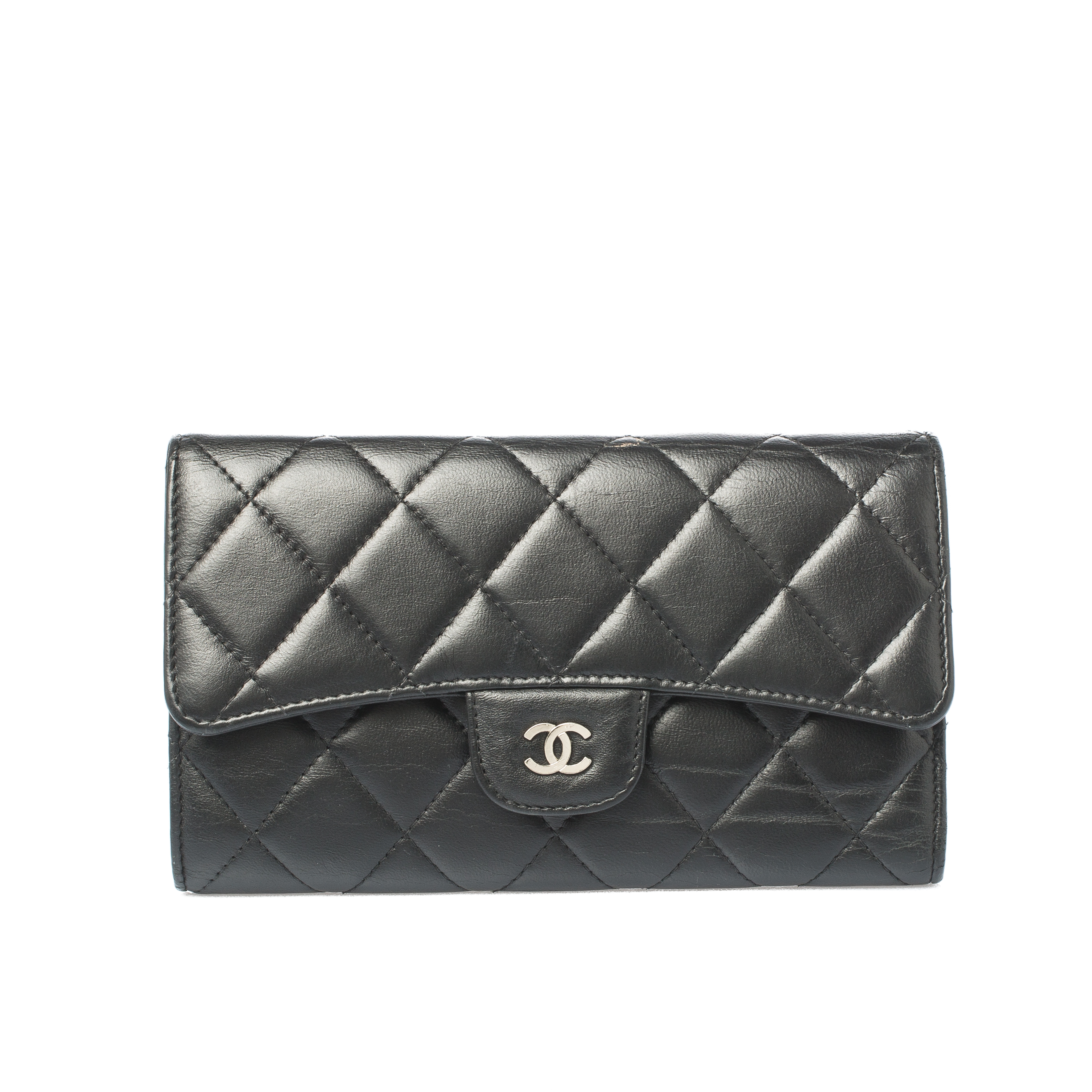 Chanel Black Quilted Leather Classic L Flap Wallet Chanel | The Luxury ...