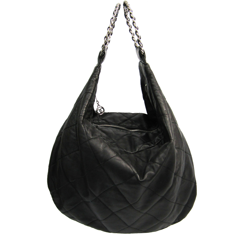 Chanel Black Quilted Leather Shoulder Bag Chanel | TLC