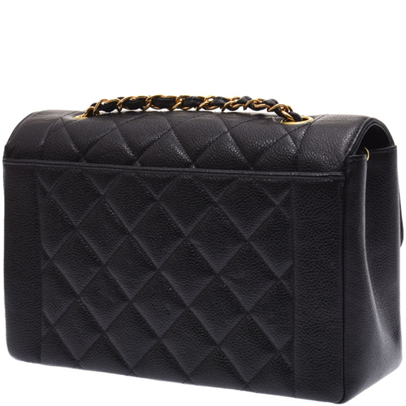 

Chanel Black Matelasse Caviar Skin Shoulder Bag