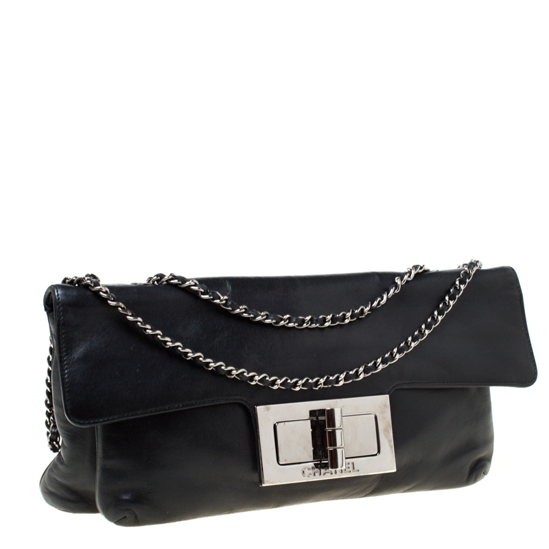 Leather 48h bag Chanel Black in Leather - 33136189
