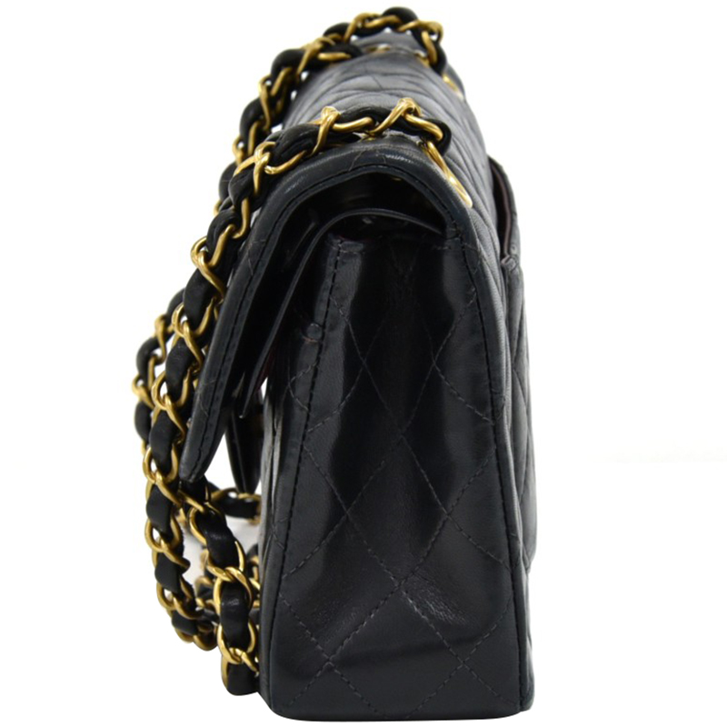 

Chanel Black Quilted Leather Shoulder Bag