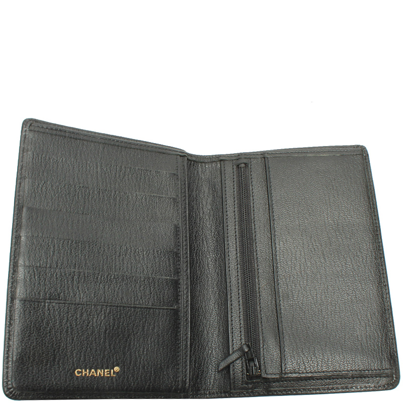 

Chanel Black Leather Card Case