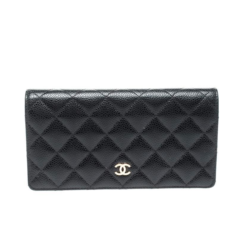 chanel classic long wallet