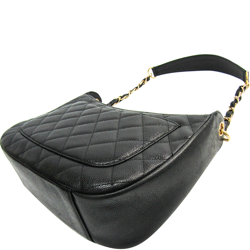 

Chanel Black Caviar Leather Shoulder Bag