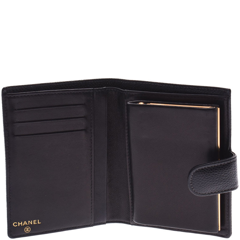

Chanel Black Caviarskin Leather Wallet