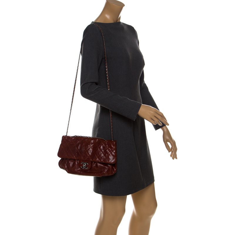 

Chanel Copper Quilted Leather Shoulder Bag, Brown