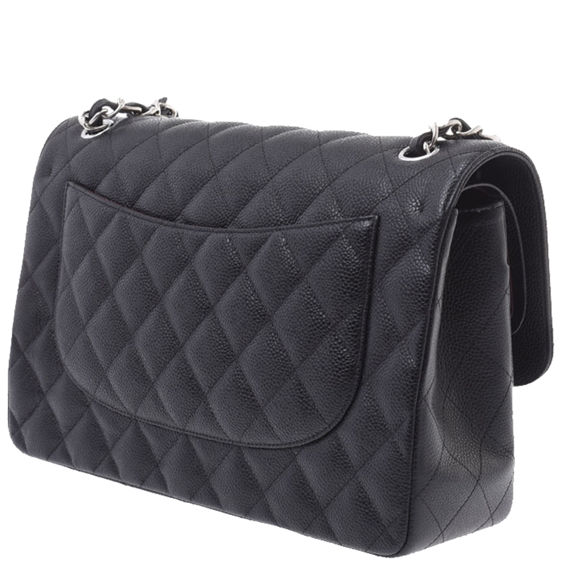 

Chanel Black Caviar Skin Leather Matrasse Chain Shoulder Bag