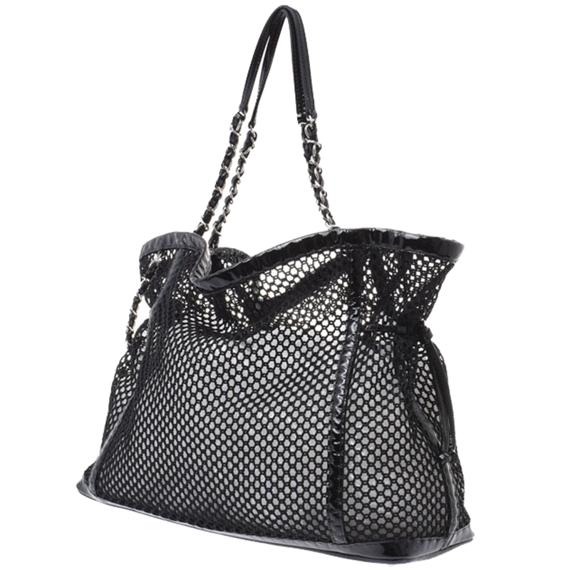 

Chanel Black Mesh Tote Bag