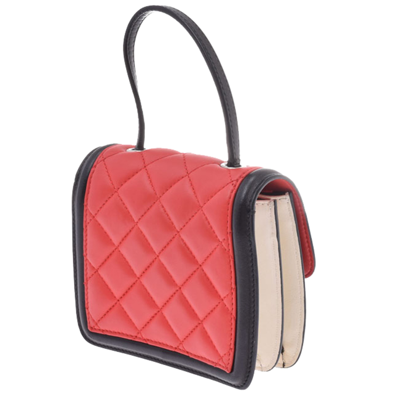 

Chanel Tricolor Leather Chain Shoulder Bag, Multicolor