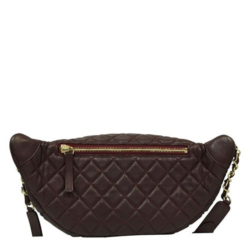 

Chanel Burgundy Quilted Leather Belt Bag