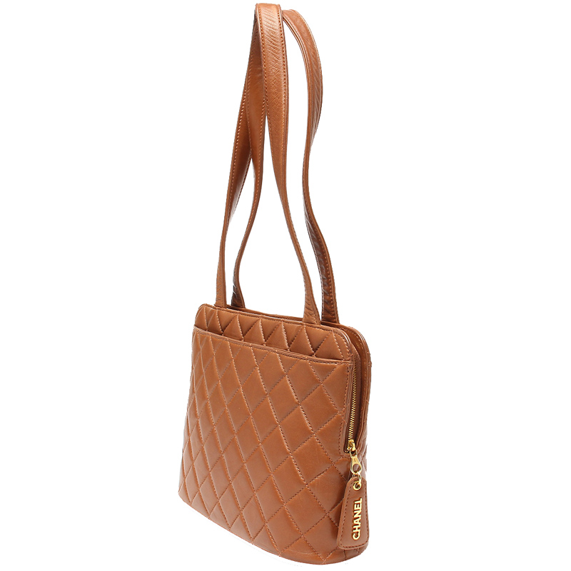 

Chanel Brown Leather Shoulder Bag