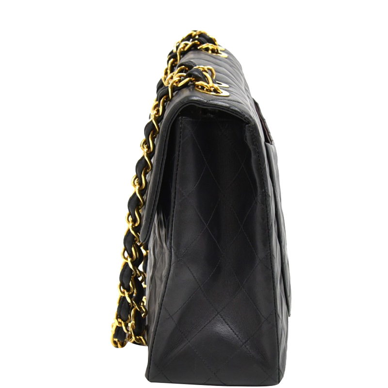 

Chanel Black Quilted Leather Flap Bag