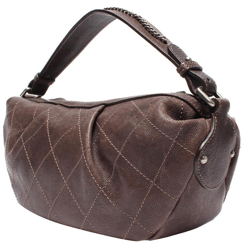 

Chanel Brown Leather Shoulder Bag